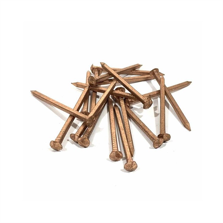 copper square boat nails