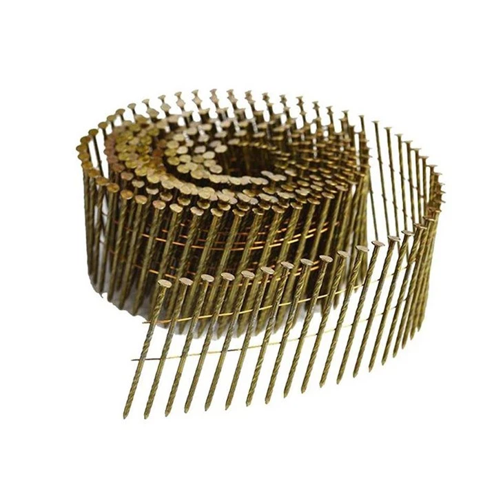 Smooth Casing Head Galvanized Coil Nails