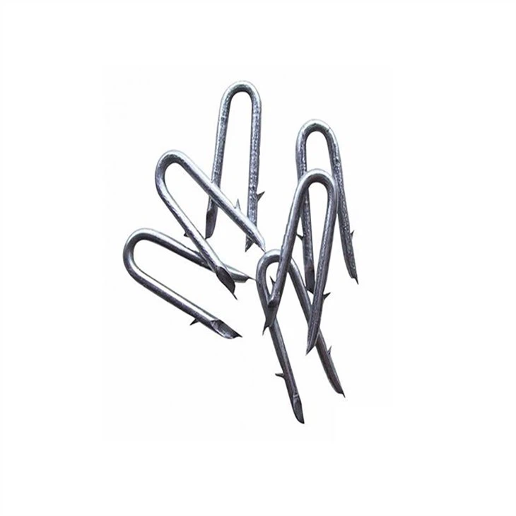 single barbed U shaped nails